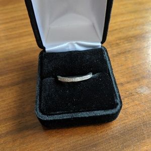 Channel Set Wedding Band size 10